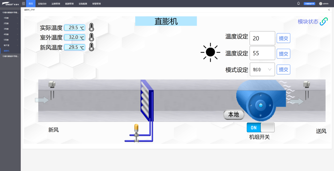格瑞特智慧機(jī)電管理系統(tǒng)在學(xué)校項(xiàng)目中實(shí)現(xiàn)多維管理(圖7)